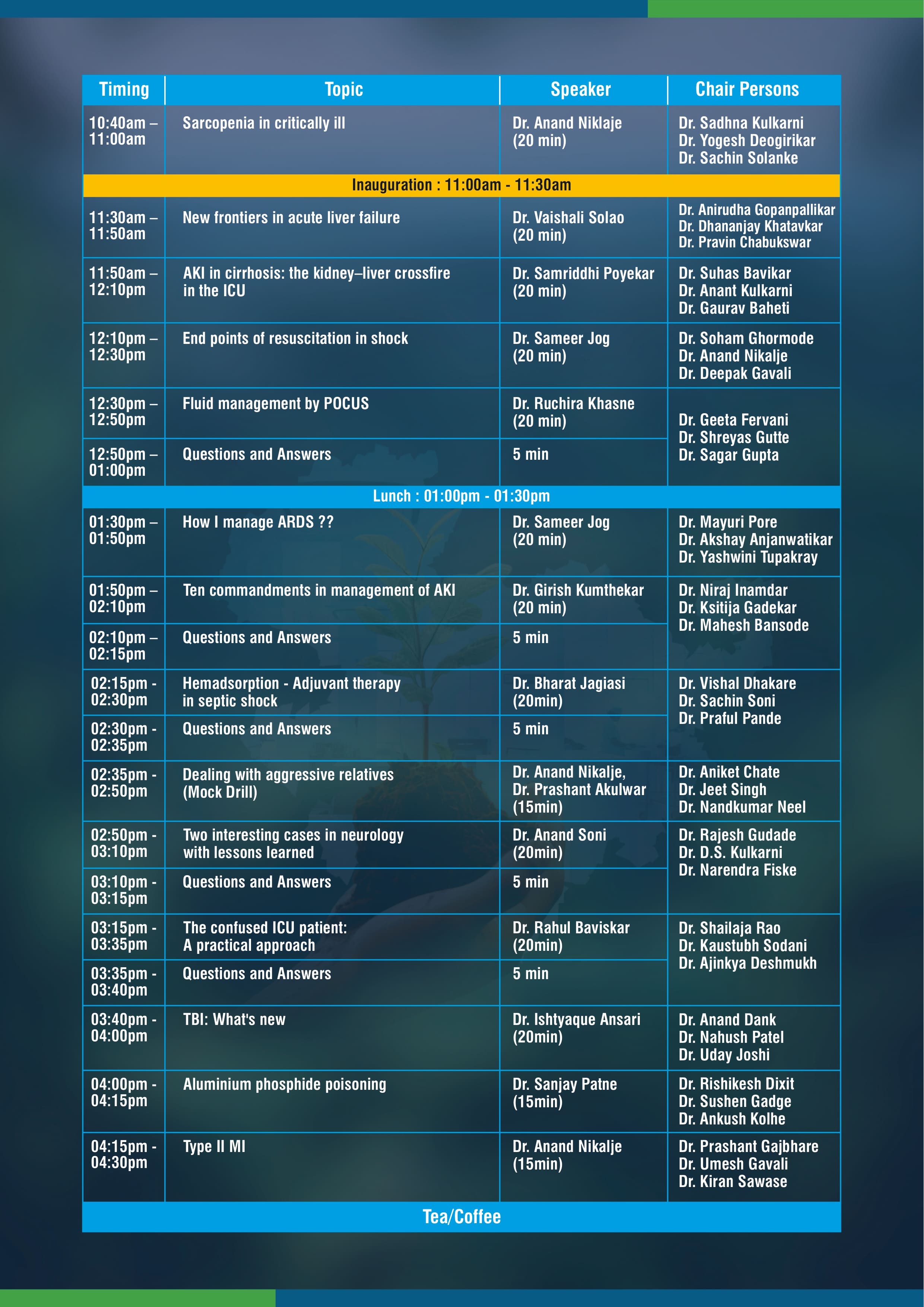 Scientific Program Day 4